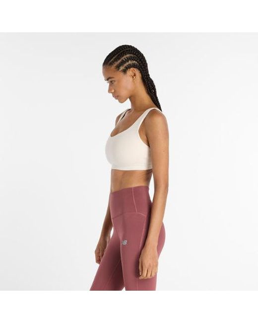 New Balance Pink Damen Nb Harmony Yoga Bra
