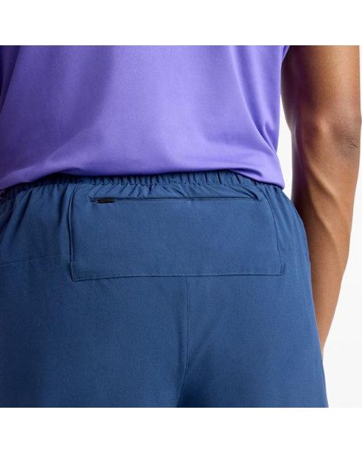 New Balance Blue Rc Essential Short 5" for men
