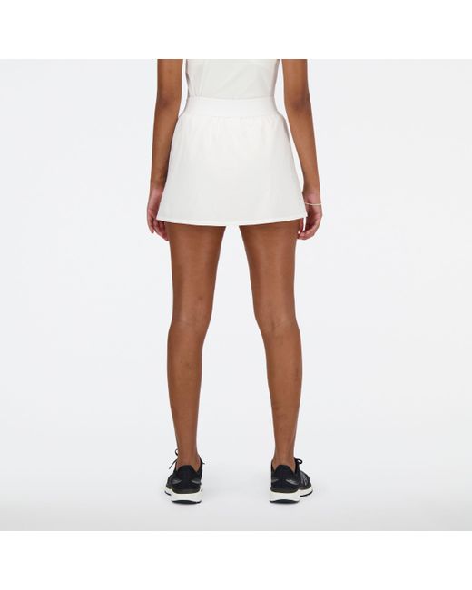 Tournament skort in bianca di New Balance in White da Uomo