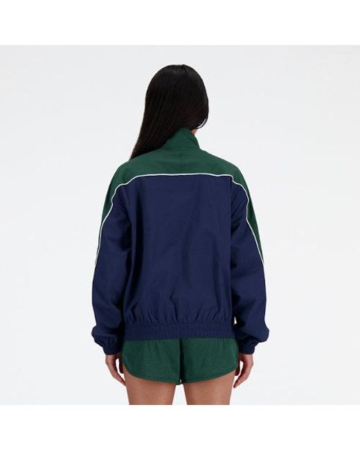 Femme Sportswear'S Greatest Hits Woven Jacket En, Polywoven, Taille New Balance en coloris Blue