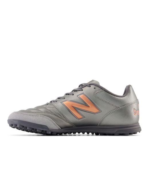 New Balance Gray 442 V2 Team Tf In Grey/blue/brown Synthetic for men