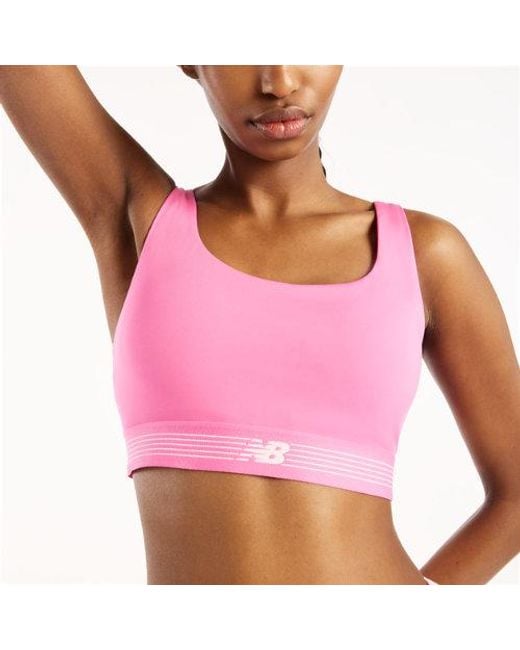 New Balance Pink Ac Train Bra