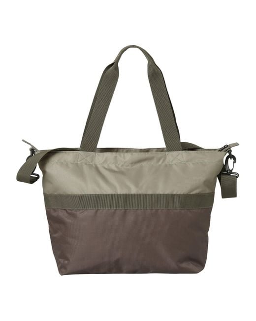 New Balance Gray Opp Tote Bag In Green Nylon
