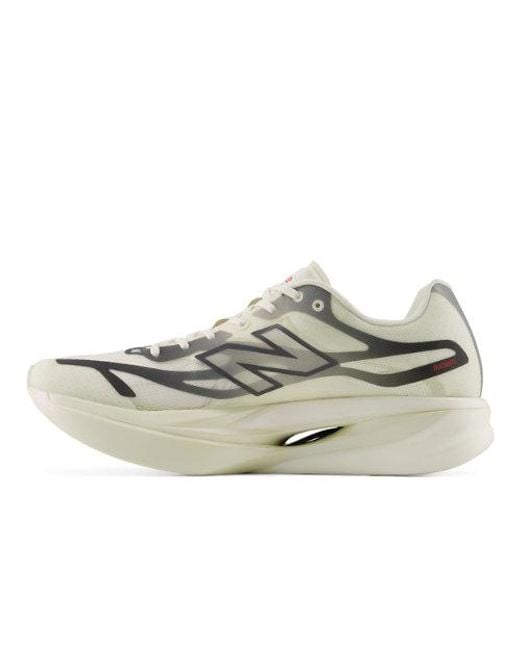 New Balance White Supercomp Elite V6 for men