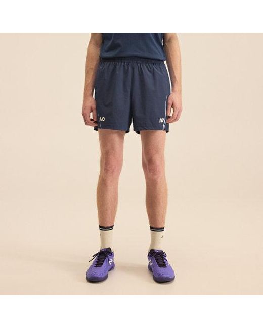 New Balance Blue Australian Open Tournament Novelty Short for men