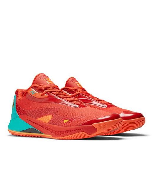 New Balance Red Kawhi Iv Basketball Shoes for men
