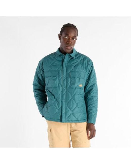 New balance quilted puffer jacket sale