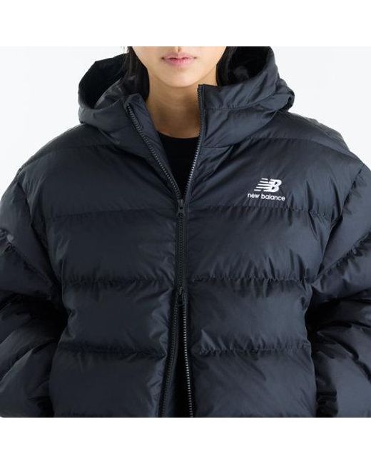 New Balance Blue Boston Puffer Jacket