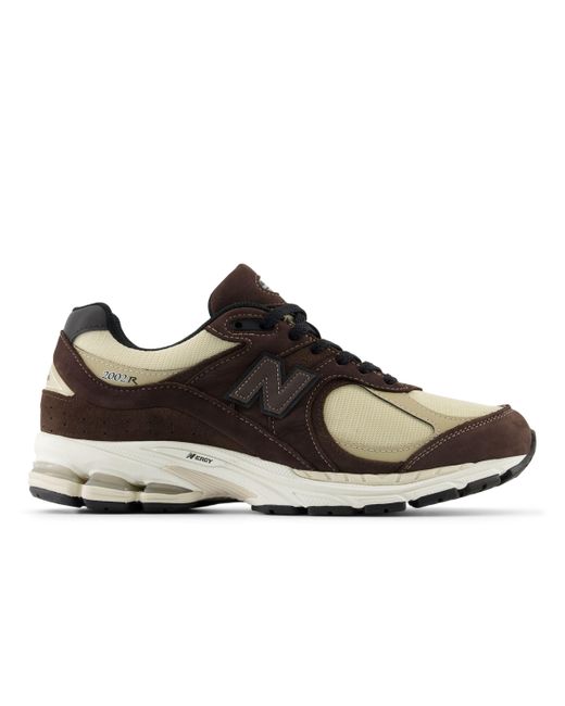 New Balance Black 2002rx In Brown/beige Leather for men