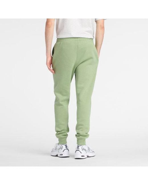 New Balance Green Sport Fleece Jogger for men