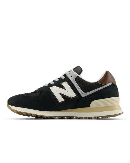 New Balance Black 574 Sneakers