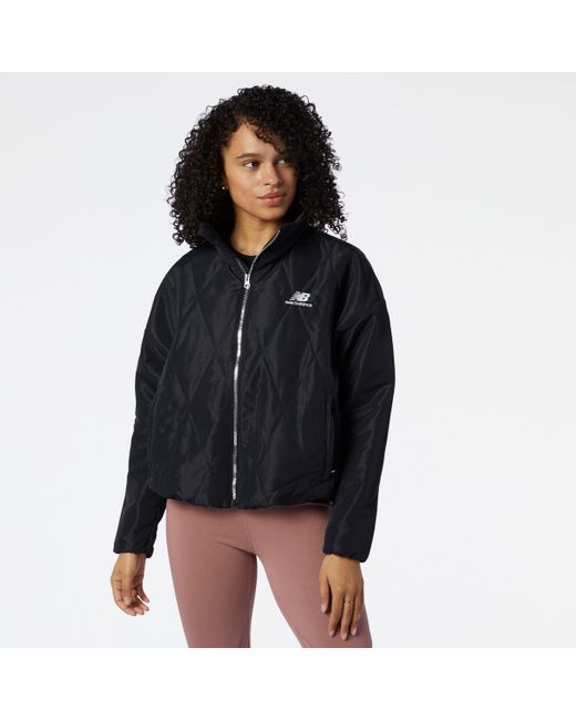 Nb Athletics Argyle Quilted Jacket 