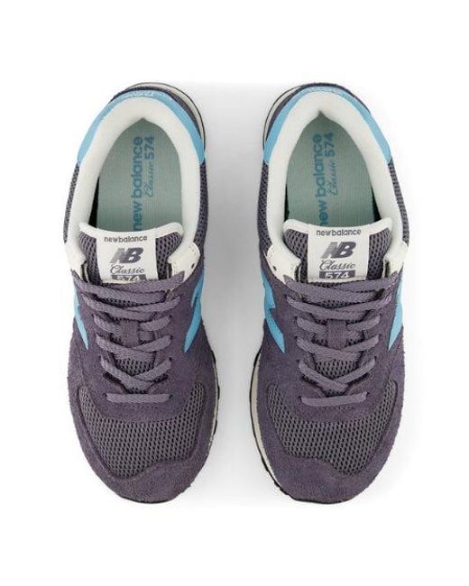 New Balance Blue 574 Sneakers
