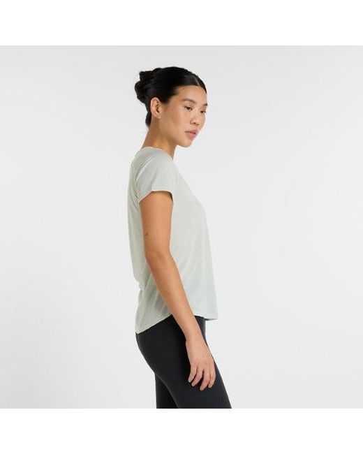 New Balance White Rc Essential T-Shirt