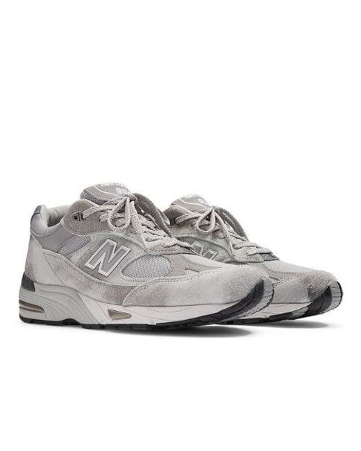 Made in uk 991v1 pigmented in grigio di New Balance in Gray da Uomo