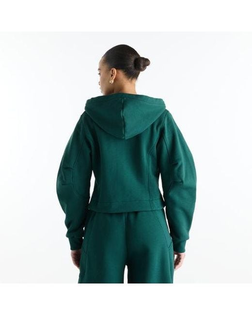 New Balance Green Athletics Crafted Fleece Full Zip