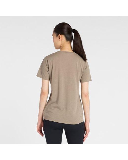 New Balance Gray Sport Essentials Heathertech T-Shirt
