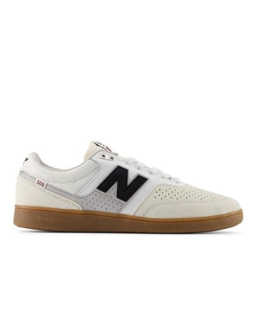 New Balance White Nb Numeric Brandon Westgate 508 Skateboarding Shoes