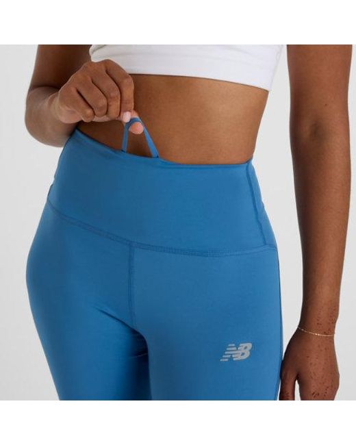 New Balance Blue Rc Legging 27"