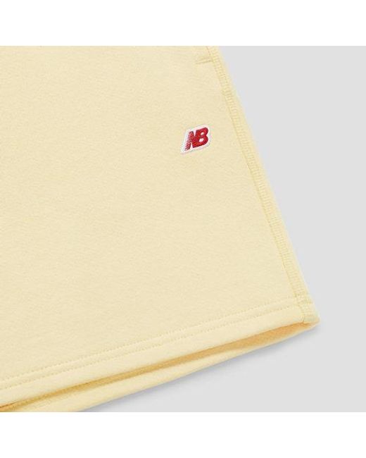 New Balance Made in usa core short in gelb in Yellow für Herren