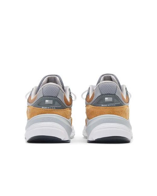New Balance Blue Made In Usa 990v6 In Brown/grey Leather