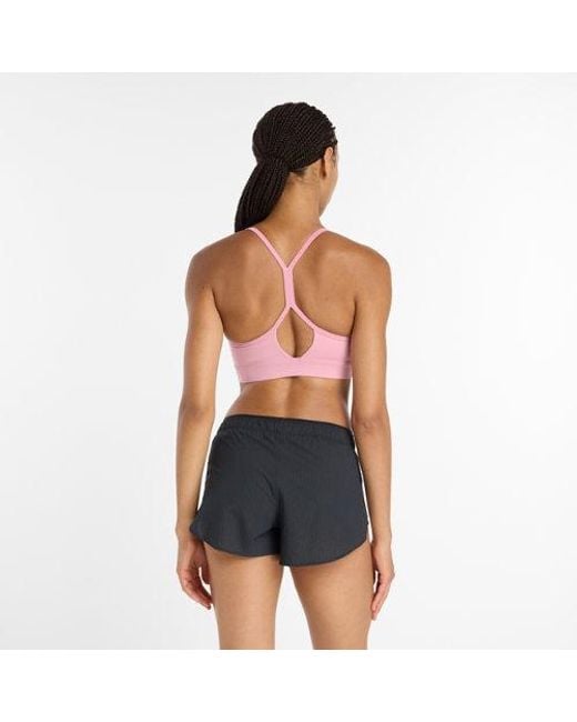 New Balance Red Damen Nb Essential Yoga Bra