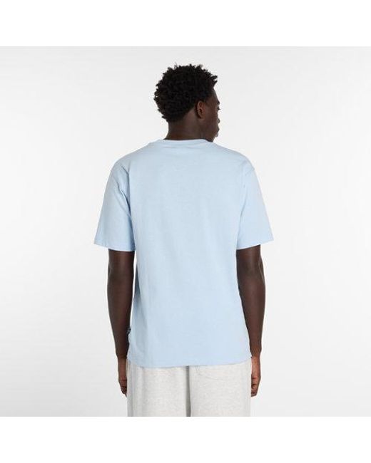 New Balance Blue 574 Ad T-Shirt for men