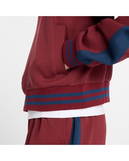New Balance Red Post Season Pique Track Jacket