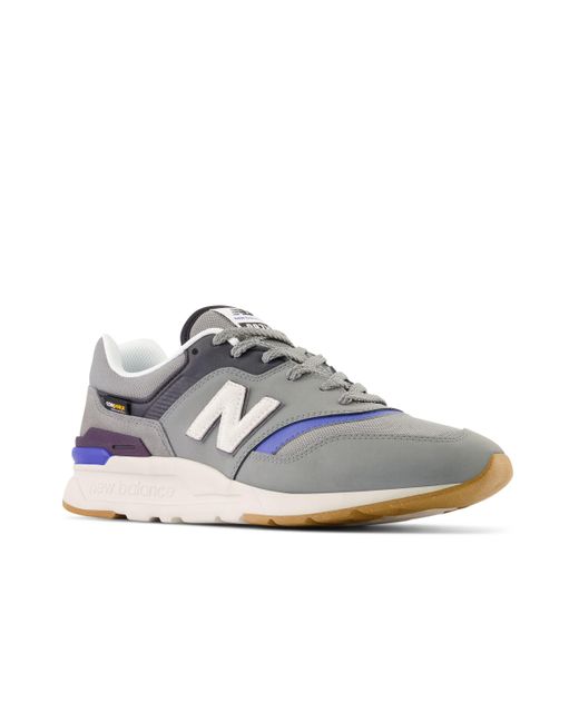 New Balance 997h In Grey/blue Suede/mesh for men