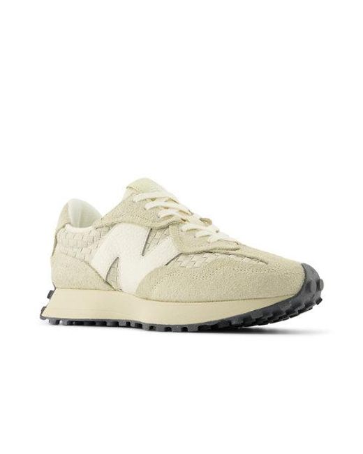 New Balance White 327