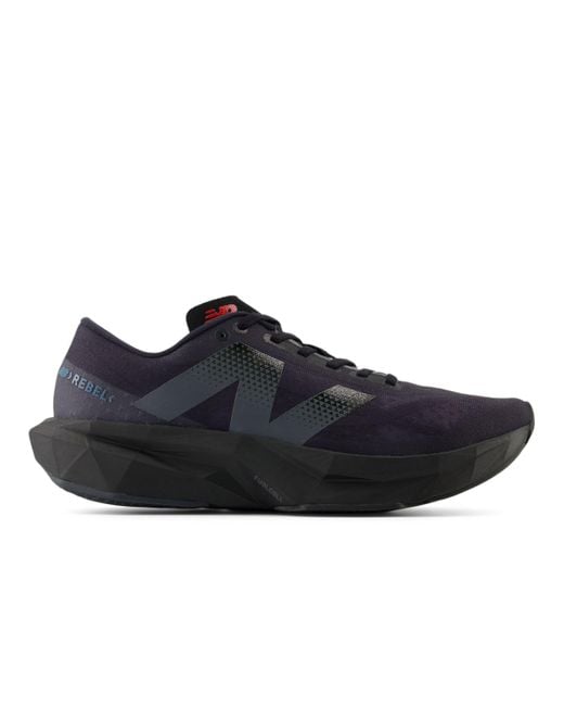 New Balance Blue Fuelcell Rebel V4 In Grey/black/red Synthetic for men
