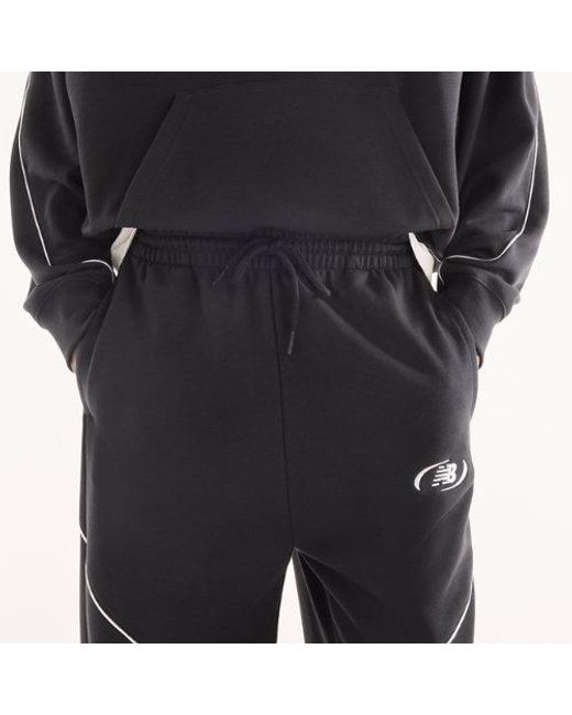New Balance Black Trackside French Terry Pant for men