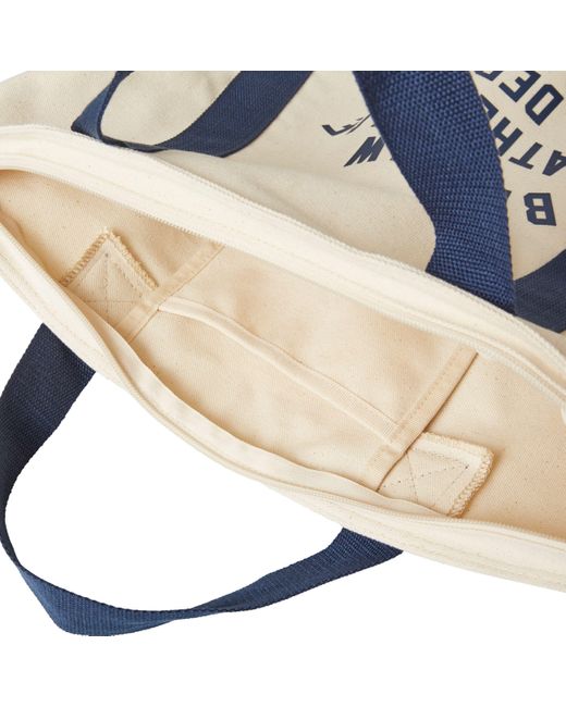 New Balance Canvas Tote Backpack In Blue Cotton Twill