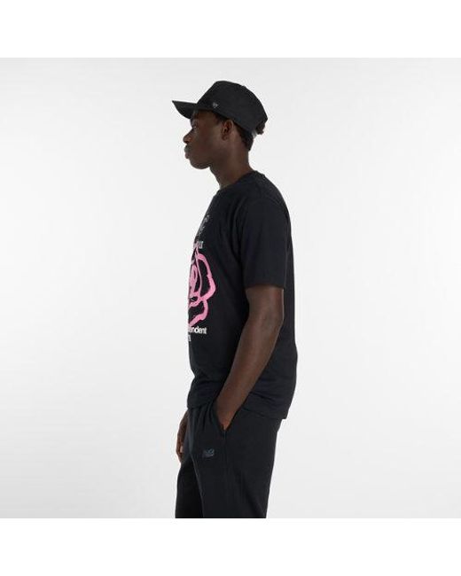 New Balance Black Nyc City Run T-Shirt for men