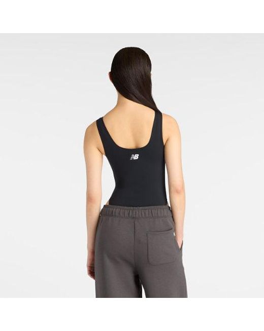 New Balance Black Trackside Bodysuit