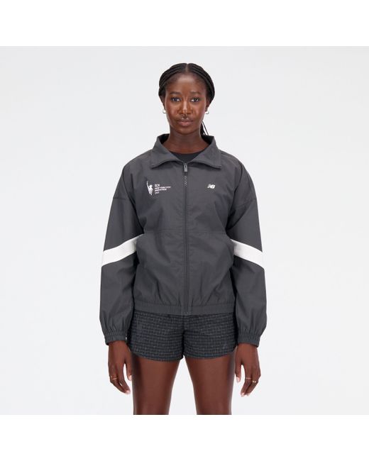 New Balance Nyc Marathon Athletics Remastered Woven Jacket in Black Lyst