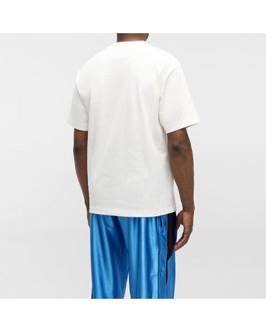New Balance Blue Basketball Graphic T-Shirt for men