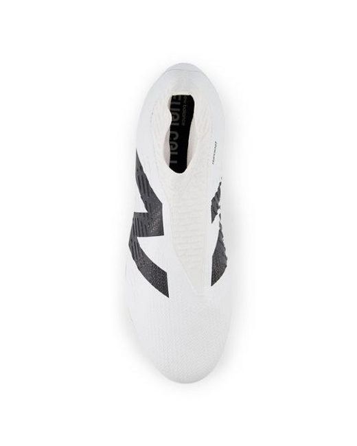 Unisexe Tekela Pro Fg V4+ En, Synthetic, Taille New Balance en coloris White