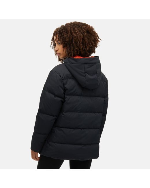 New Balance Blue Nbx soft alpine icon down jacket in schwarz