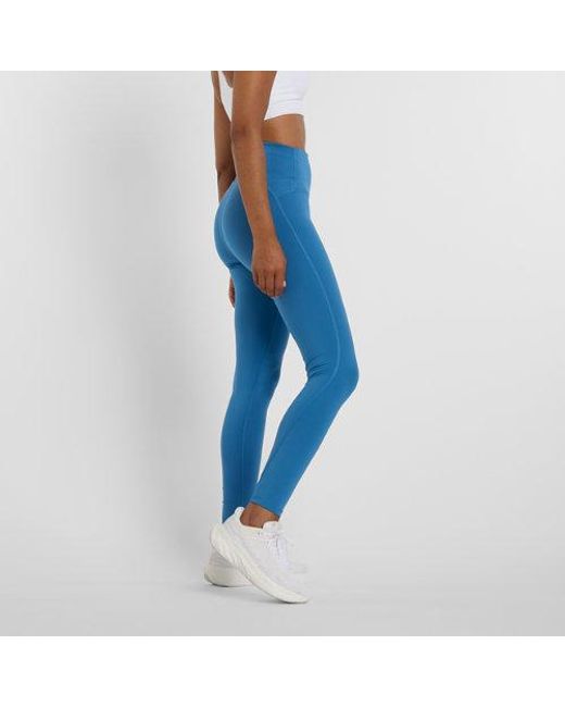 New Balance Blue Rc Legging 27"