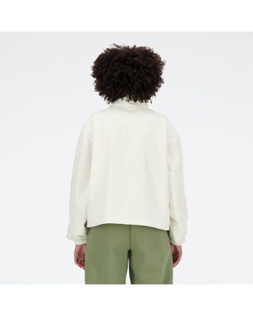 New Balance Sport Essentials Oversized Jacket in het Green