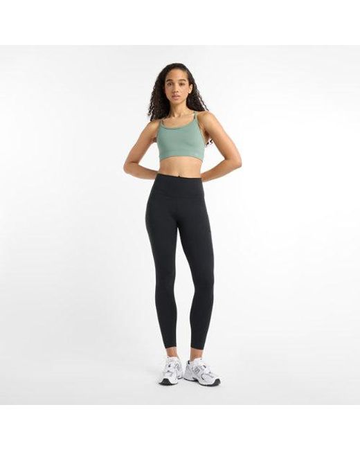 New Balance Green Nb Essential Yoga Bra