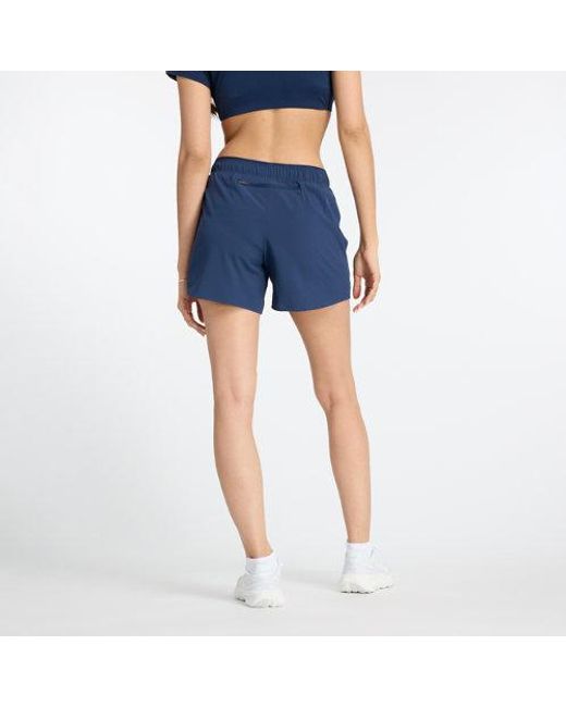 New Balance Blue Rc Short 5"