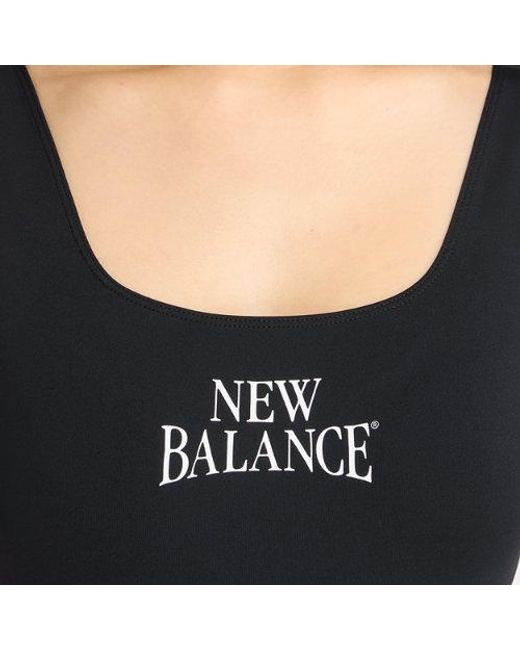 New Balance Black Trackside Bodysuit