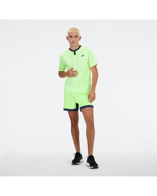 Homme Tournament Top En, Poly Knit, Taille New Balance pour homme en coloris Green