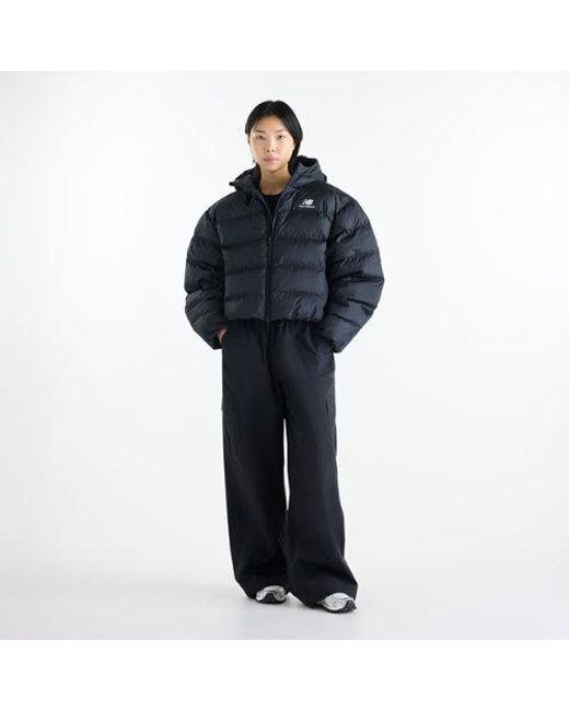 New Balance Blue Boston Puffer Jacket