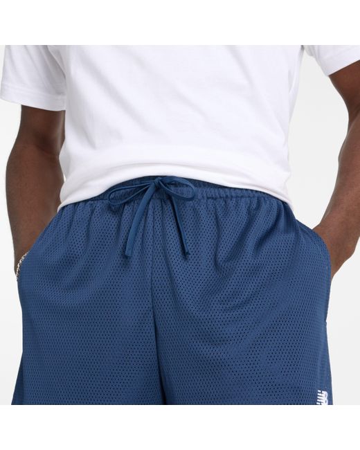 New Balance Sport Essentials Mesh Short 5" in het Blue voor heren