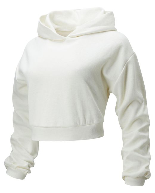 new balance cropped hoodie