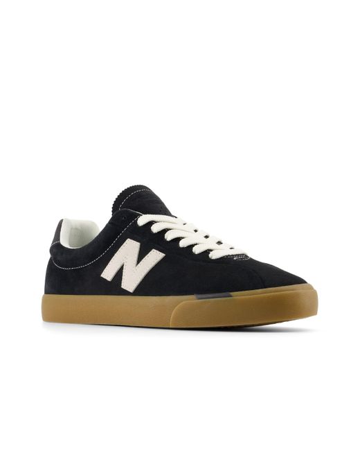 New Balance Blue Nb Numeric 22 In Black/white Suede/mesh for men