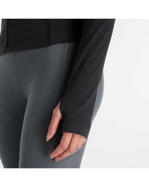 New Balance Black Nb Harmony Fitted Full Zip